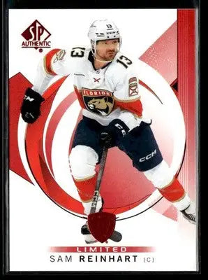 2024-25 SP Authentic Sam Reinhart #17 Limited Red Florida Panthers - Hockey Card Single