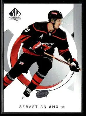 2024-25 SP Authentic Sebastian Aho #31 Carolina Hurricanes - Hockey Card Single