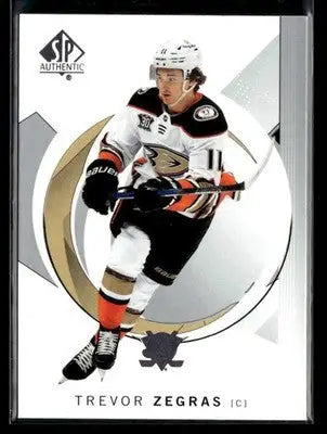 2024-25 SP Authentic Trevor Zegras #95 Anaheim Ducks - Hockey Card Single