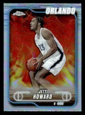 2024-25 Topps Chrome #1 Jett Howard Refractor - Basketball Card Single