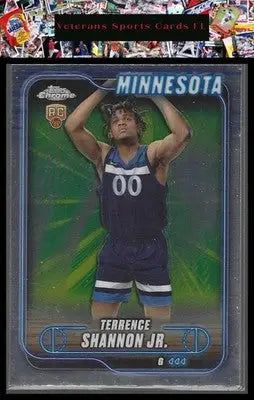 2024-25 Topps Chrome #105 Terrence Shannon Jr. Blue Basketball Refractor