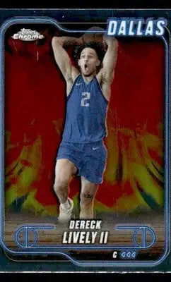 2024-25 Topps Chrome #114 Dereck Lively II - Basketball Card Single