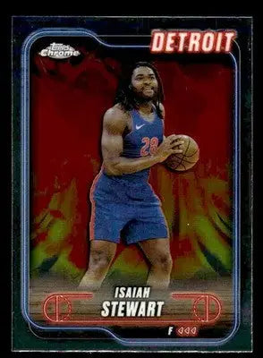 2024-25 Topps Chrome #116 Isaiah Stewart - Basketball Card Single