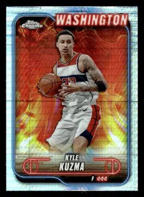 2024-25 Topps Chrome #15 Kyle Kuzma Prism Refractor - Basketball Card Single