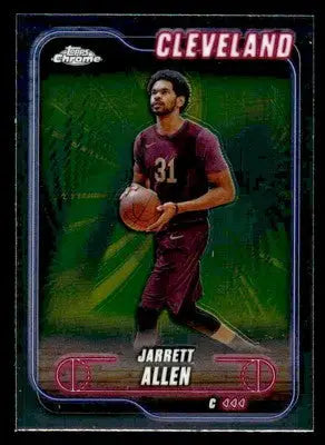 2024-25 Topps Chrome #17 Jarrett Allen Base Cleveland Cavaliers - Basketball Card Single