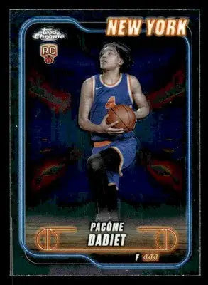 2024-25 Topps Chrome #172 Pacome Dadiet - Basketball Card Single