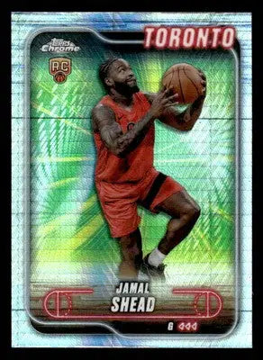 2024-25 Topps Chrome #174 Jamal Shead Prism Refractor - Basketball Card Single