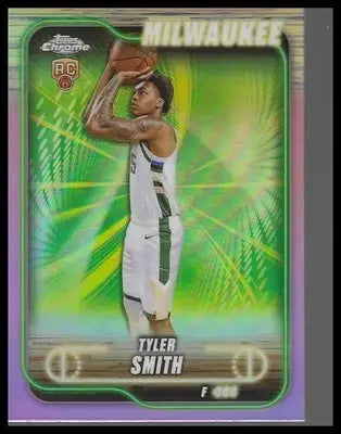 2024-25 Topps Chrome #196 Tyler Smith Pink Refractor - Basketball Card Single