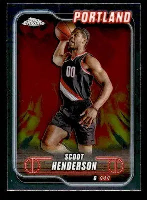 2024-25 Topps Chrome #24 Scoot Henderson - Basketball Card Single