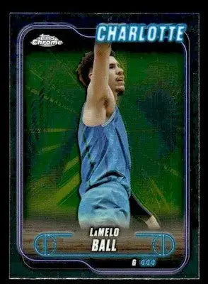 2024-25 Topps Chrome #3 LaMelo Ball Base Charlotte Hornets - Basketball Card Single