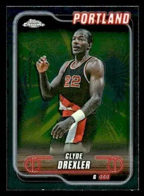 2024-25 Topps Chrome #30 Clyde Drexler - Basketball Card Single