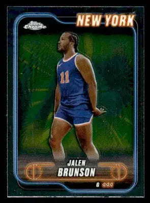 2024-25 Topps Chrome #47 Jalen Brunson - Basketball Card Single