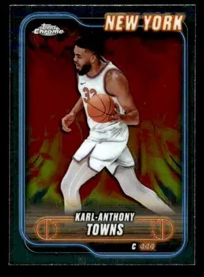 2024-25 Topps Chrome #52 Karl-Anthony Towns - Basketball Card Single