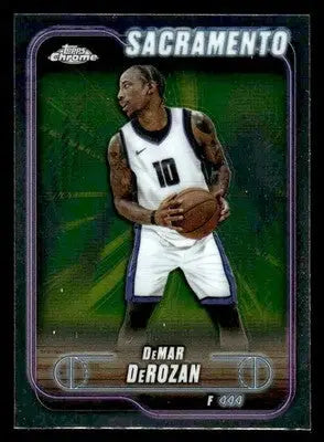 2024-25 Topps Chrome #55 DeMar DeRozan Base Sacramento Kings - Basketball Card Single