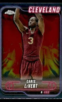 2024-25 Topps Chrome #56 Caris LeVert Base Cleveland Cavaliers - Basketball Card Single