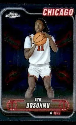 2024-25 Topps Chrome #58 Ayo Dosunmu Base Chicago Bulls - Basketball Card Single