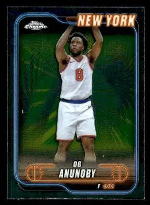 2024-25 Topps Chrome #60 OG Anunoby Base New York Knicks - Basketball Card Single