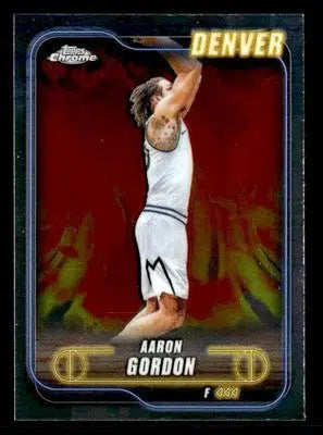 2024-25 Topps Chrome #62 Aaron Gordon - Basketball Card Single