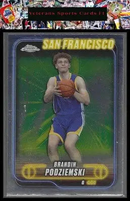 2024-25 Topps Chrome #7 Brandin Podziemski