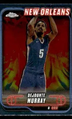 2024-25 Topps Chrome #73 Dejounte Murray - Basketball Card Single
