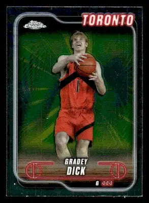 2024-25 Topps Chrome #92 Gradey Dick - Basketball Card Single