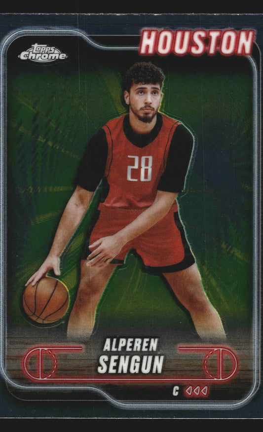 2024-25 Topps Chrome Alperen Sengun #106 Houston Rockets - Basketball Card Single