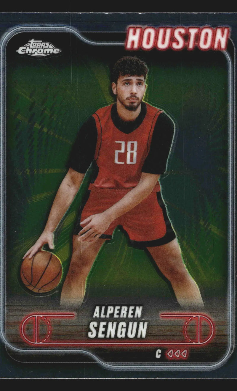 2024-25 Topps Chrome Alperen Sengun #106 Houston Rockets - Basketball Card Single