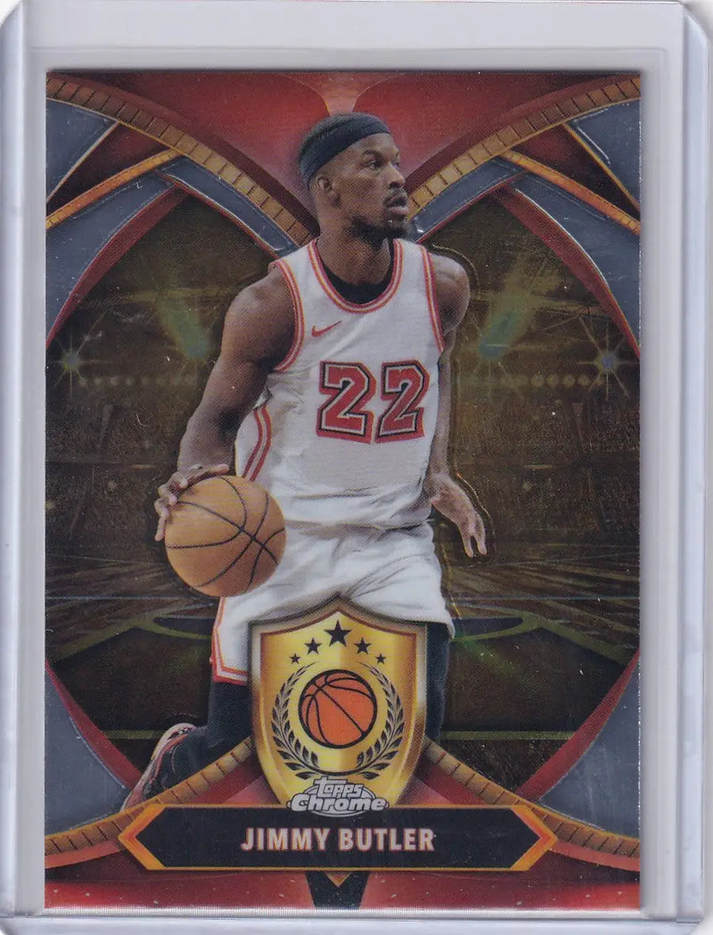 Jimmy Butler basketball card from 2024-25 Topps Chrome Ball of Duty set