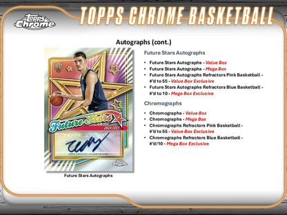 2024-25 Topps Chrome Basketball 8-Pack Blaster Box