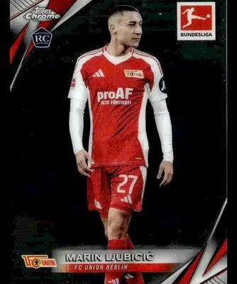 2024-25 Topps Chrome Bundesliga #7 Marin Ljubičić - Soccer Card Single