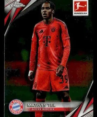 2024-25 Topps Chrome Bundesliga #83 Mathys Tel - Soccer Card Single