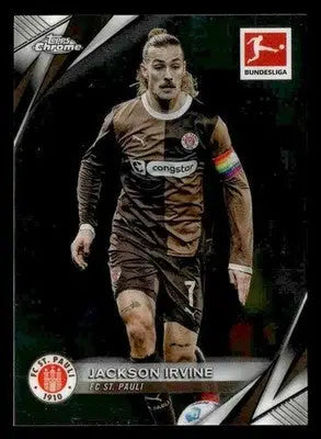 2024-25 Topps Chrome Bundesliga #87 Jackson Irvine - Soccer Card Single
