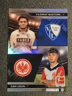 2024-25 Topps Chrome Bundesliga Can Uzun / Yildiray Bastürk History is Now - Soccer Card Single