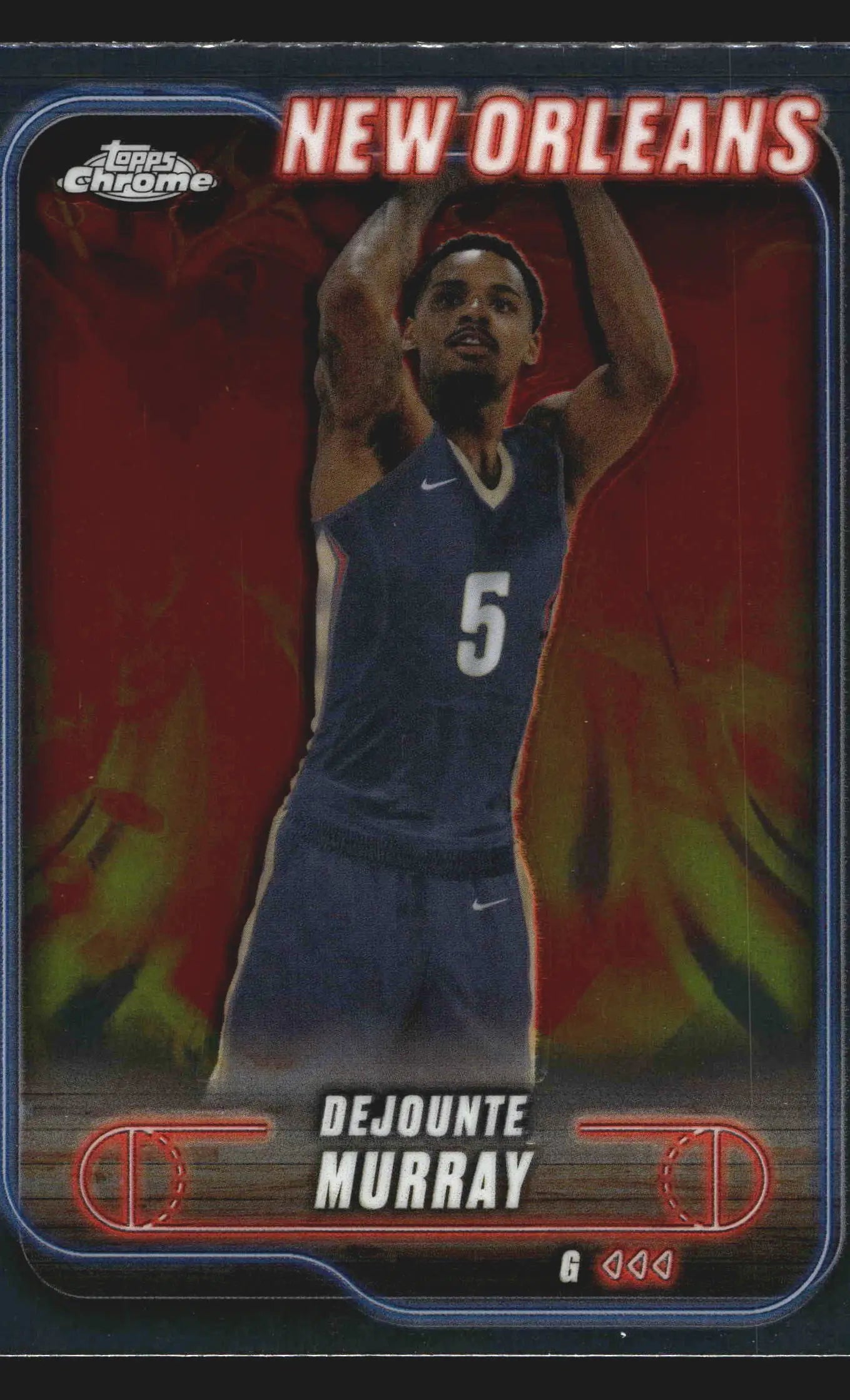 2024-25 Topps Chrome Dejounte Murray #73 New Orleans Pelicans
