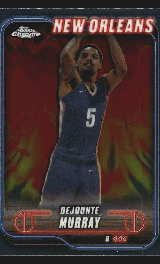 2024-25 Topps Chrome Dejounte Murray #73 New Orleans Pelicans