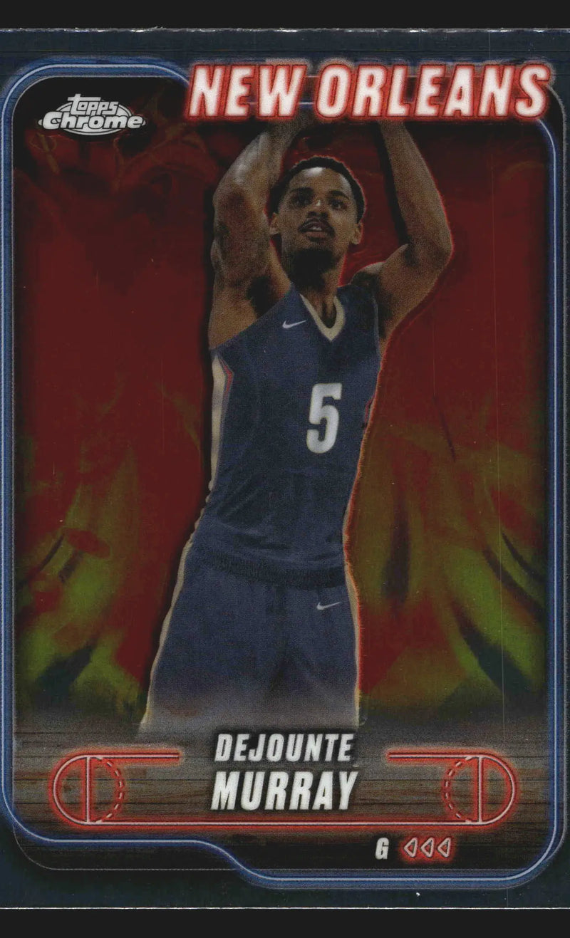 2024-25 Topps Chrome Dejounte Murray #73 New Orleans Pelicans