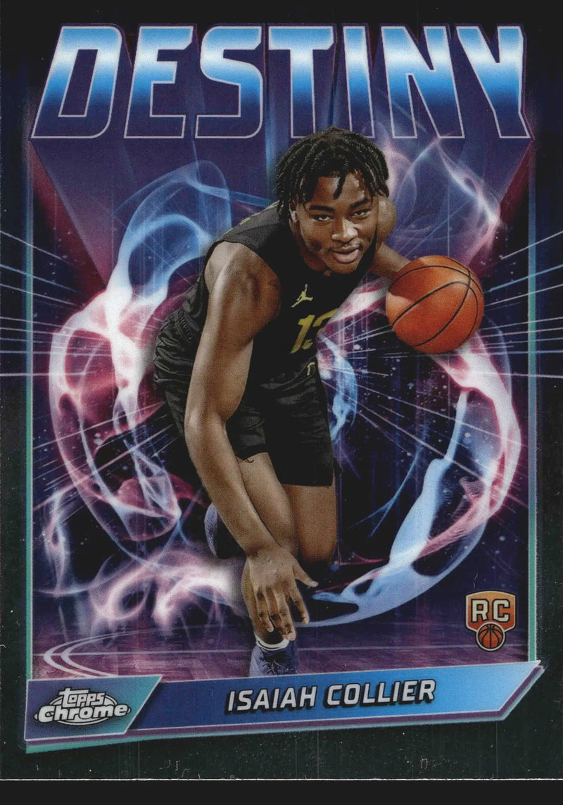 2024-25 Topps Chrome Destiny #D-21 Isaiah Collier Utah Jazz RC