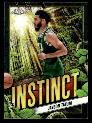 2024-25 Topps Chrome #INS-12 Jayson Tatum Instinct