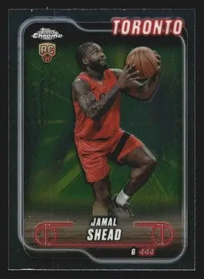 2024-25 Topps Chrome Jamal Shead #174 RC Toronto Raptors Rookie - Basketball Card Single