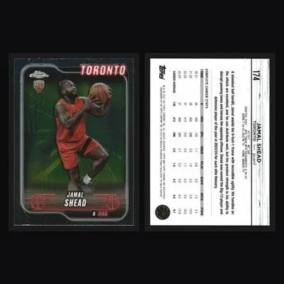 2024-25 Topps Chrome Jamal Shead #174 RC Toronto Raptors Rookie - Basketball Card Single