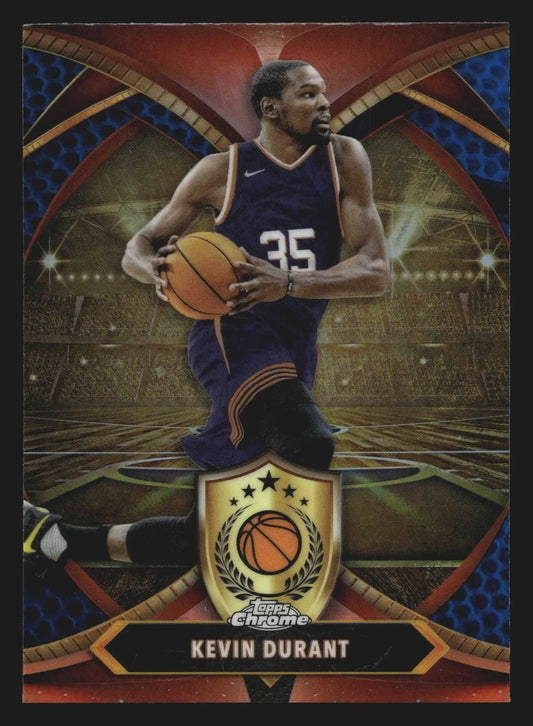 2024-25 Topps Chrome Kevin Durant #BOD-9 Ball of Duty Insert Phoenix Suns - Basketball Card Single