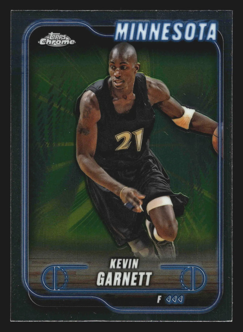 2024-25 Topps Chrome Kevin Garnett #44 Minnesota Timberwolves HOF - Basketball Card Single