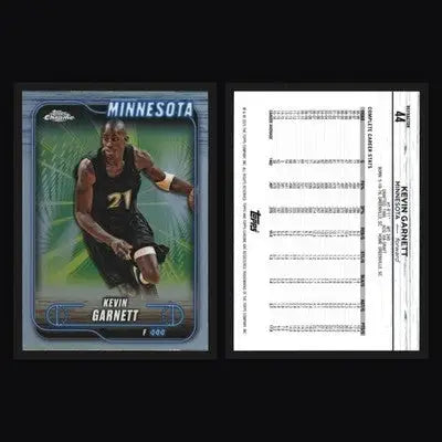 2024-25 Topps Chrome Kevin Garnett #44 Refractor Timberwolves HOF - Basketball Card Single