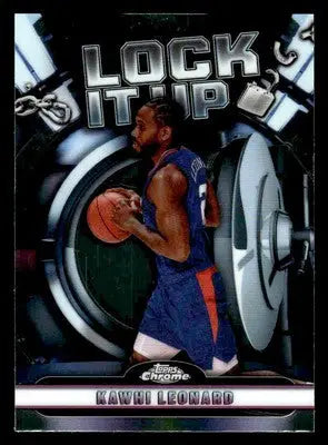 2024-25 Topps Chrome #LIU-3 Kawhi Leonard Lock It Up Los Angeles Clippers - Basketball Card Single