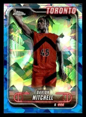 2024-25 Topps Chrome Sapphire #128 Davion Mitchell - Basketball Card Single