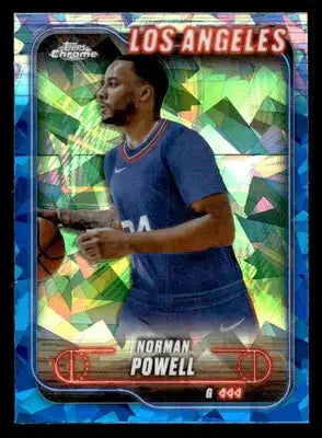 2024-25 Topps Chrome Sapphire #176 Norman Powell Base Los Angeles Clippers - Basketball Card Single