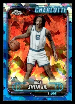 2024-25 Topps Chrome Sapphire #19 Nick Smith Jr - Basketball Card Single