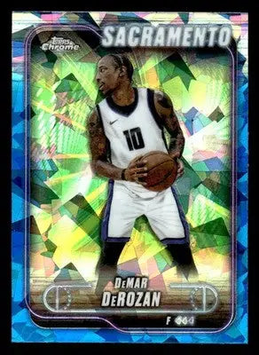 2024-25 Topps Chrome Sapphire #55 DeMar DeRozan Base Sacramento Kings - Basketball Card Single
