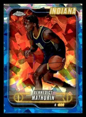 2024-25 Topps Chrome Sapphire #96 Bennedict Mathurin - Basketball Card Single