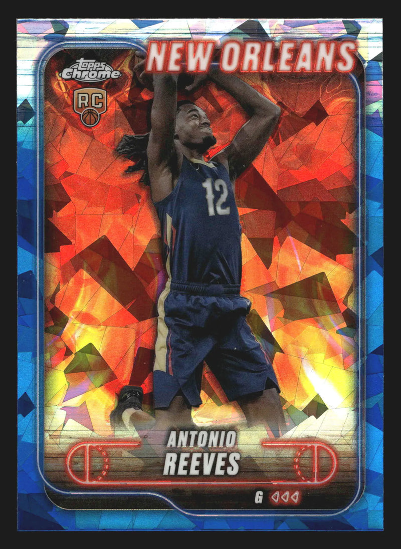 2024-25 Topps Chrome Sapphire Antonio Reeves #131 RC Pelicans Rookie